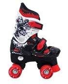 Spokey, Quadro, wrotki regulowane, czarne, rozmiar 34-36