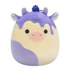 Squishmallows, Benito, Blueberry Cheesecake Cow, krowa, maskotka, 19 cm