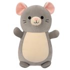 Squishmallows, Large Plush, Hugmees, Misty, Grey Mouse, myszka, maskotka, 35 cm