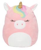 Squishmallows, maskotka, różowy jednorożec, 19 cm