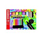 Stabilo, Boss Original, zakreślacze + podstawka na biurko, 8 szt.