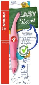Stabilo, Easy Start, pióro dla praworęcznych z wkładami, różowy, 0.5 mm