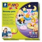Staedtler, Fimo Kids Form&Play, senne zwierzaki, modelina, 4 x 42g