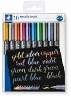 Staedtler, flamaster pędzelkowy, 10 kolorów