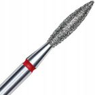 Staleks, frez diamentowy do paznokci, płomyk, 23/10 mm, fa10r023/10