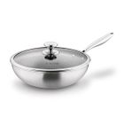 Starke Pro, Linesta Steel, wok nierdzewny, 30-9 cm