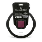 Starke Pro, pokrywa do odcedzania, szklana, czarna, 20 cm