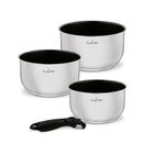 Starke Pro, Susvid, komplet garnków, odpinana rączka, 4 elementy