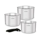 Starke Pro, Susvid, komplet garnków, odpinana rączka, 4 elementy