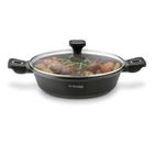 Starke, Svart Marble, patelnia krótkim uchwytem, 28 cm