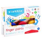 Starpak, farby do malowania palcami, 6 kolorów, 40 ml