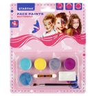 Starpak, farby do malowania twarzy, Motyl, 6 kolorów