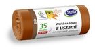 Stella, worki z uszami do segregacji odpadów, bio, 35l, brązowe, 20 szt.