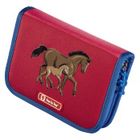 Step by Step, piórnik pojedynczy, rozkładany, z wyposażeniem, Horse Family