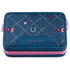 Step by Step, piórnik potrójny, z wyposażeniem, Horse Lima