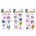 StickerBoo, Littlest Pet Shop, zestaw naklejek, brokat, 76-160 mm