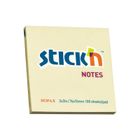 Stick'n, notes samoprzylepny, kostka, żółty pastel, 100 kartek, 76-76 mm