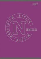 St.Majewski, College, zeszyt ze ściągą, A5, 60 kartek, kratka, laminowany, język niemiecki, 1 szt.