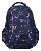 St.Majewski, Emoji Pink, plecak szkolny, trzykomorowy