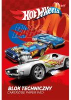 St.Majewski, Hot Wheels, blok techniczny, A4, 10 kartek