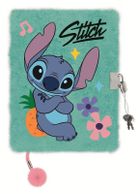 St.Majewski, Lilo i Stitch, pamiętnik 3D z kłódką, A5, włochacz, 96 kartek