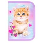 St.Majewski, My Little Friend, piórnik rozkładany, pojedynczy dwuklapkowy, Pastel Kitty