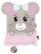 St.Majewski, pamiętnik 3D z kłódką, A5, włochacz, 96 kartek, Mouse