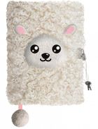 St.Majewski, pamiętnik 3D z kłódką, A5, włochacz, 96 kartek, Sheep