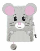 St.Majewski, pamiętnik z kłódką 3D, włochacz, A5, 96 kartek, Mouse
