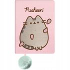 St.Majewski, Pusheen, notatnik pluszowy A5, 96 kartek, Pink, 1 szt.