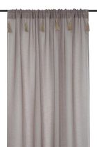 Stof, firana z frędzlami, Ibiza, 140-260 cm