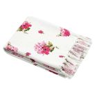 Stof, narzuta bawełniana z kwiecistym wzorem, 125-150 cm