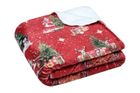 Stof, Noel, koc świąteczny z barankiem, 130-160 cm