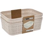 Storage Solutions, plastikowe koszyki do organizacji, 19-13,5-6 cm, 2 szt.