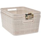 Storage Solutions, plastikowe koszyki do organizacji, 24,5-19-10 cm, 2 szt.
