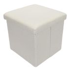 Storage Solutions, pufa ze schowkiem, Boucle Bini, 38-38-38 cm