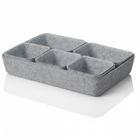 Storage Solutions, Smart, organizer do szuflady filcowy, 7 pudełek
