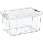 Storage Solutions, transparentne pudło do przechowywania, 22-15-12 cm