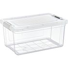 Storage Solutions, transparentne pudło do przechowywania, 35-23-17 cm