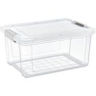 Storage Solutions, transparentne pudło do przechowywania, 41-29-20 cm