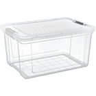 Storage Solutions, transparentne pudło do przechowywania, 49-35-25,5 cm
