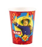 Strażak Sam, 8 kubków, 250 ml