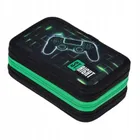 St.Right, piórnik rozkładany, potrójny z wyposażeniem, Neon Pad