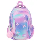 St.Right, plecak szkolny, 3-komorowy, Pink Butterflies