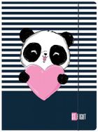 St.Right, teczka z gumką, A4, Love Panda, 1 szt.