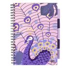 Strigo, Pads, kołozeszyt A4, 100 kartek, kratka, Jungla, fioletowy, 1 szt.