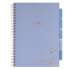 Strigo, Pads, kołozeszyt A4, 100 kartek, kratka, Marmur, niebieski, 1 szt.