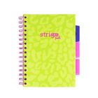 Strigo, Pads, kołozeszyt A5, 100 kartek, linia, Neon, zielony, 1 szt.