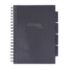 Strigo, Pads, kołozeszyt B5, 100 kartek, kratka, Basic, szary, 1 szt.