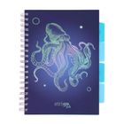 Strigo, Pads, kołozeszyt B5, 100 kartek, kratka, Głębiny, Ośmiornica, 1 szt.